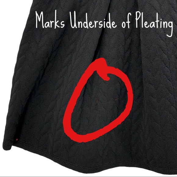 Wide Pleat Box Pleat Black Mini Skirt by EyeShadow - Picture 9 of 16